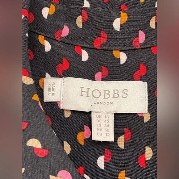 HOBBS LONDON Alex Midi Dress size 12 - Picture 10 of 16